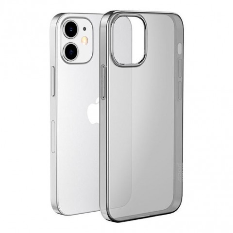 Ультратонкий чехол Hoco Light series для iPhone 12 mini (тёмный)