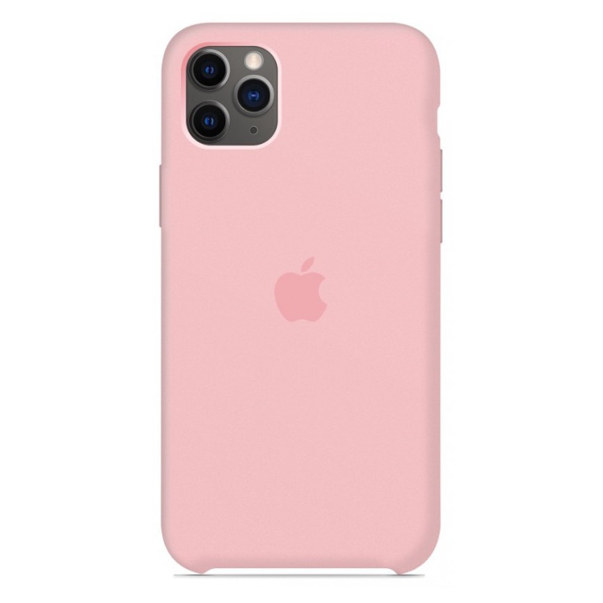 Силиконовый чехол для iPhone 11 Pro Max, цвет розовый фламинго OEM