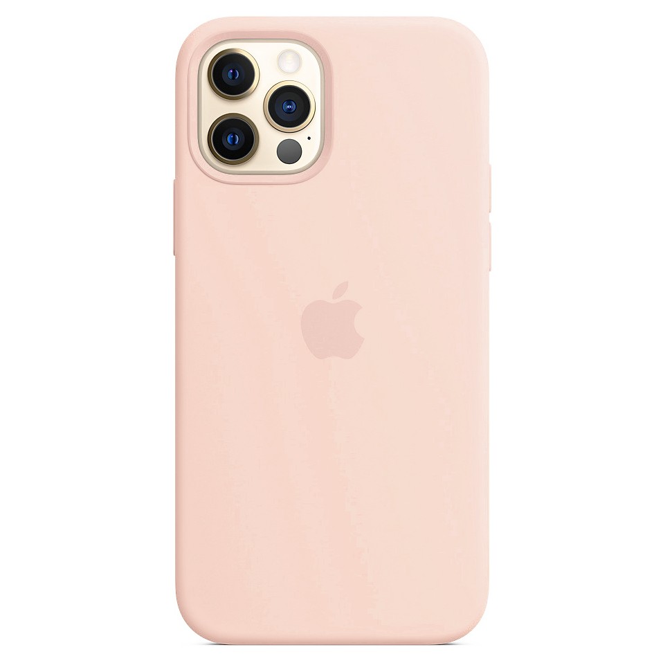 Силиконовый чехол для iPhone 12/12 Pro, цвет розовый песок OEM