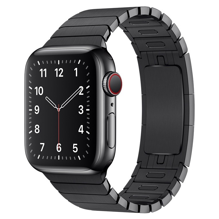 42/44мм Блочный браслет для Apple Watch цвета чёрный космос