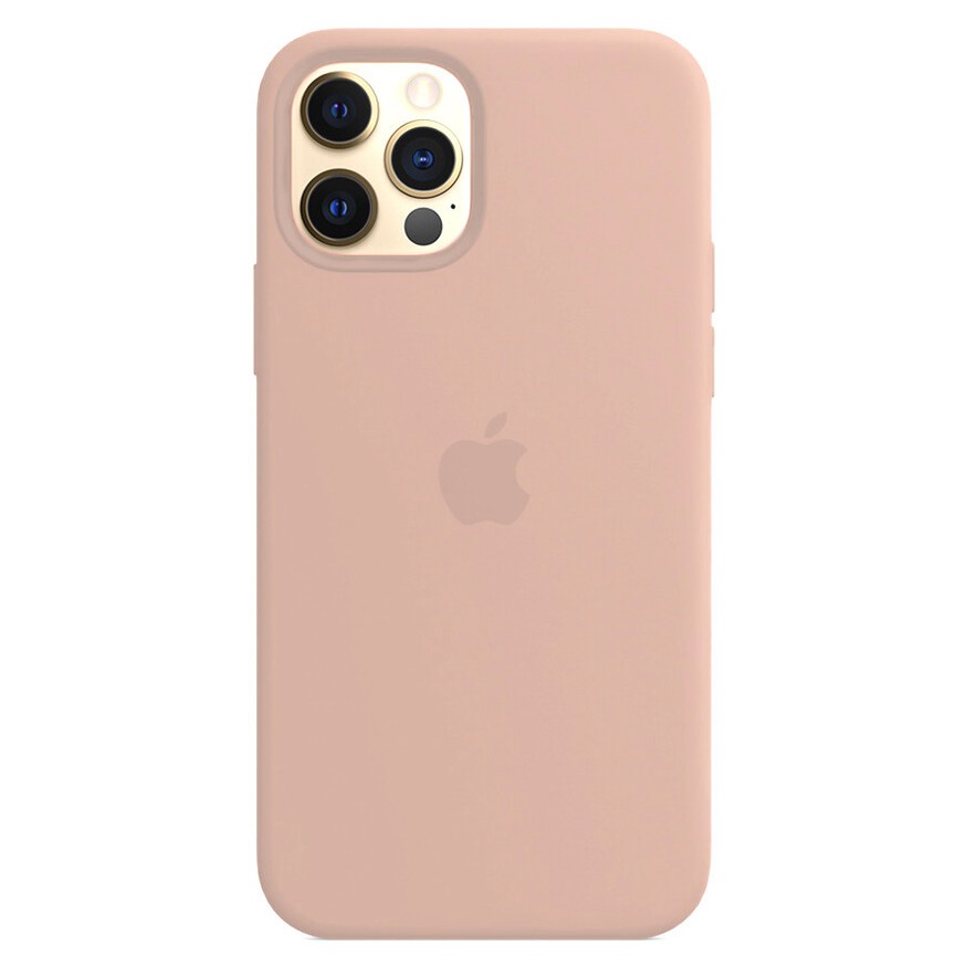 Силиконовый чехол для iPhone 12 Pro Max, цвет розовый песок OEM