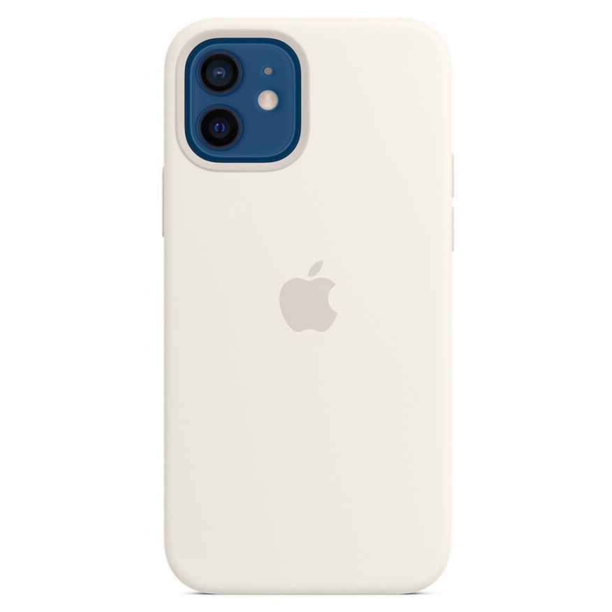 Силиконовый чехол для iPhone 12 mini, цвет белый OEM