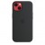 Силиконовый чехол MagSafe для iPhone 13/14, цвет тёмная ночь