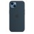 Силиконовый чехол MagSafe для iPhone 13/14, цвет синий омут