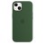 Силиконовый чехол MagSafe для iPhone 13, цвет зелёный клевер