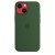 Силиконовый чехол MagSafe для iPhone 13 mini, цвет зелёный клевер