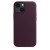Кожаный чехол MagSafe для iPhone 13 mini, цвет тёмная вишня