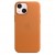 Кожаный чехол MagSafe для iPhone 13 mini, цвет золотистая охра