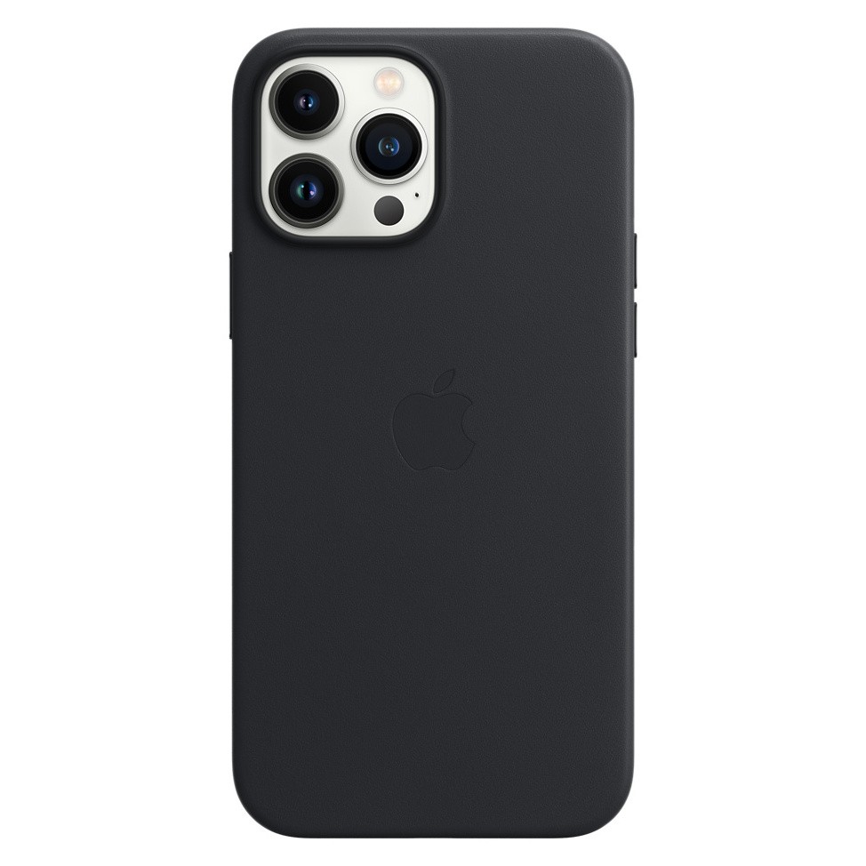 Кожаный чехол MagSafe для iPhone 13 Pro Max, цвет тёмная ночь