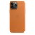 Кожаный чехол MagSafe для iPhone 13 Pro Max, цвет золотистая охра