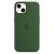 Силиконовый чехол для iPhone 14/13, цвет тёмно-зелёный OEM