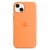 Силиконовый чехол для iPhone 14/13, цвет оранжевый OEM