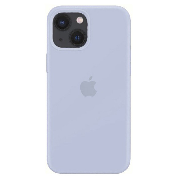 Силиконовый чехол для iPhone 13, цвет голубой OEM