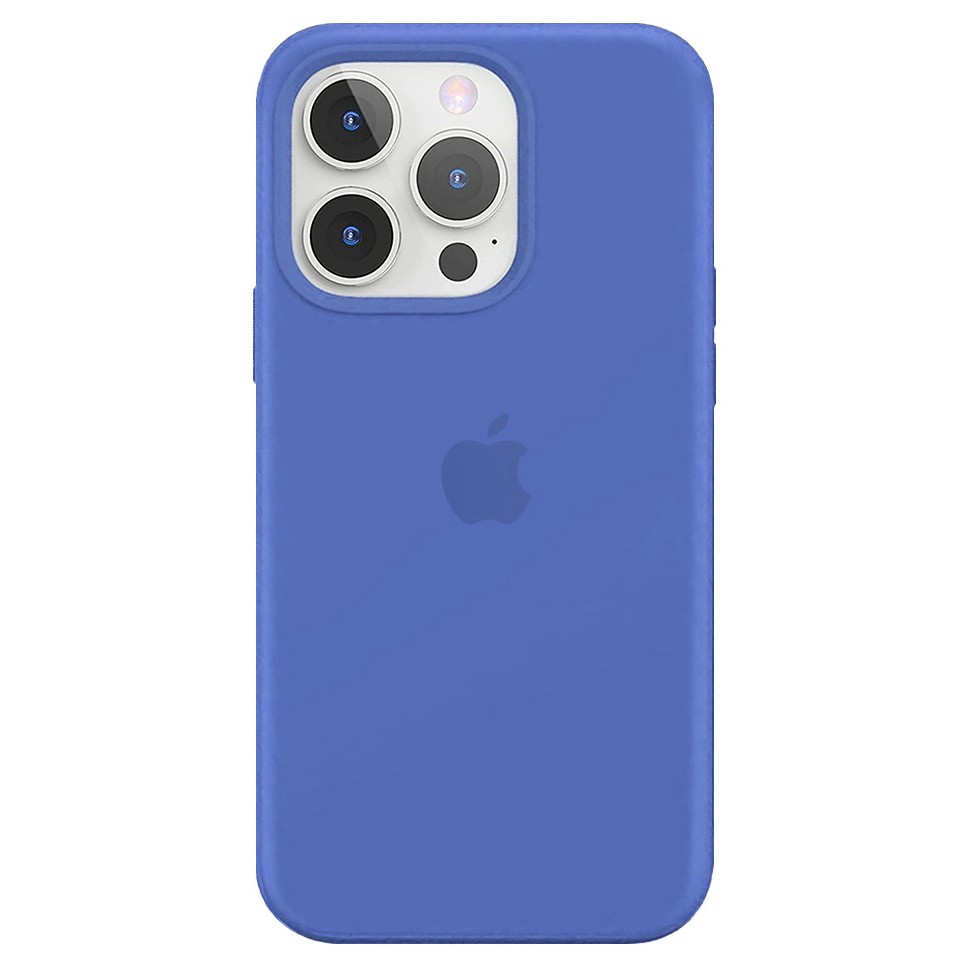 Силиконовый чехол для iPhone 13 Pro, цвет синий OEM