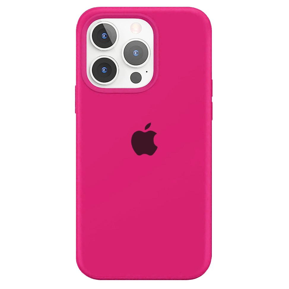 Силиконовый чехол для iPhone 13 Pro, цвет неоновый розовый OEM