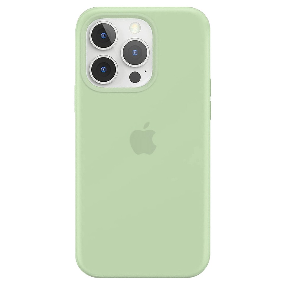 Силиконовый чехол для iPhone 13 Pro, цвет фисташковый OEM