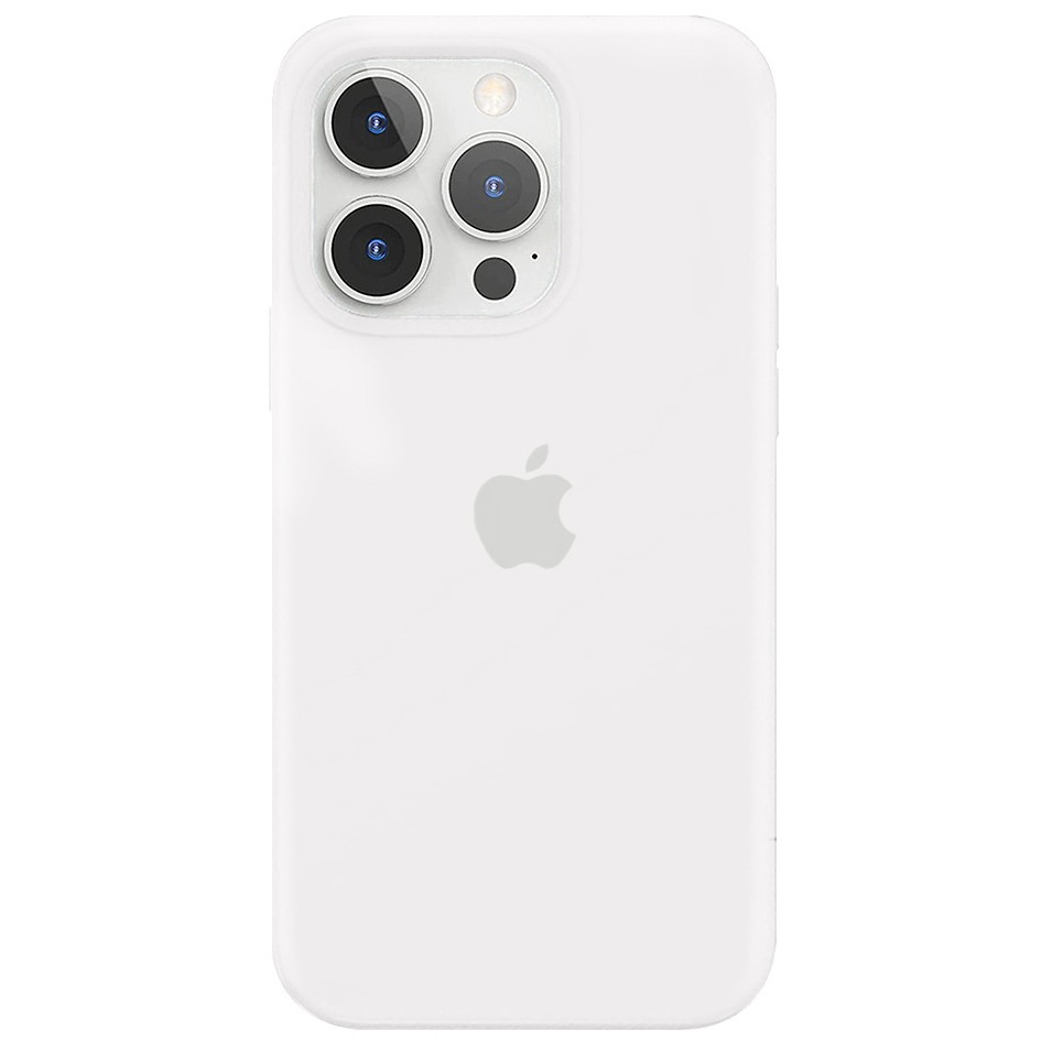 Силиконовый чехол для iPhone 13 Pro Max, цвет белый OEM