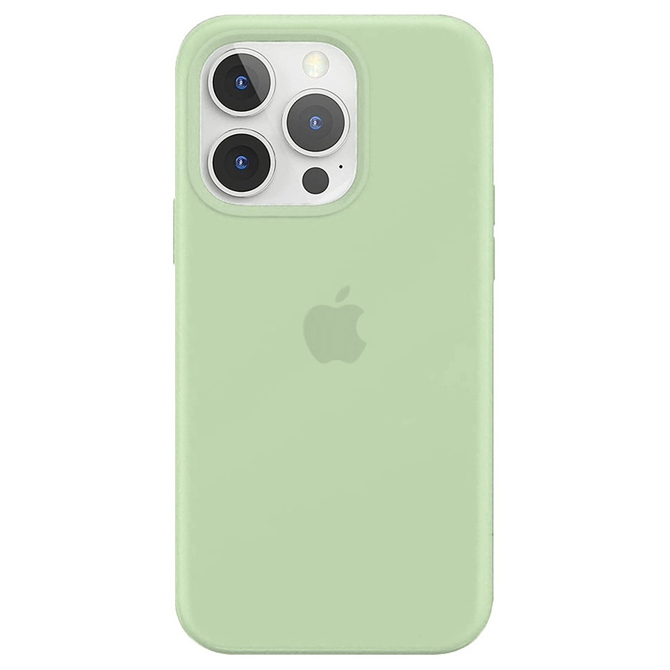 Силиконовый чехол для iPhone 13 Pro Max, цвет фисташковый OEM