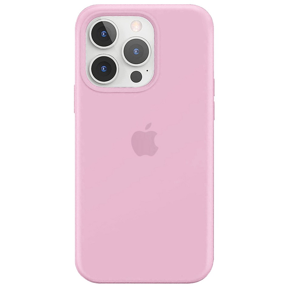 Силиконовый чехол для iPhone 13 Pro Max, цвет розовый OEM