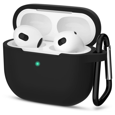 Силиконовый чехол для AirPods 3 (чёрный)