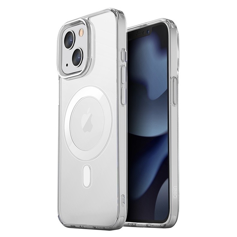 Cиликоновый чехол Uniq Hybrid Lifepro Xtreme MagSafe для iPhone 14/13 (прозрачный)