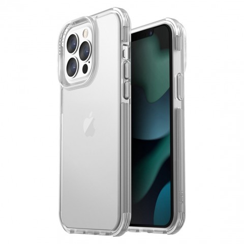 Силиконовый чехол Uniq Hybrid Air Fender для iPhone 13 Pro Max, прозрачный
