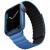 42/44/45 Cиликоновый ремень Uniq Revix для Apple Watch, синий/чёрный