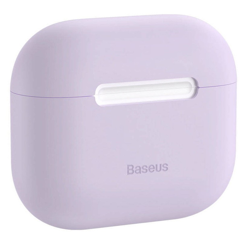 Чехол Baseus Super Thin Silica Gel Case для AirPods 3 (фиолетовый)