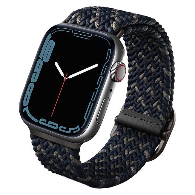 42/44/45 Плетённый ремень Uniq Aspen для Apple Watch, синий
