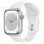 Apple Watch Series 8 45mm GPS Silver Aluminum Case with White Sport Band