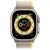 Apple Watch Ultra 49mm GPS+Cellular Titanium Case with Yellow/Beige Trail Loop