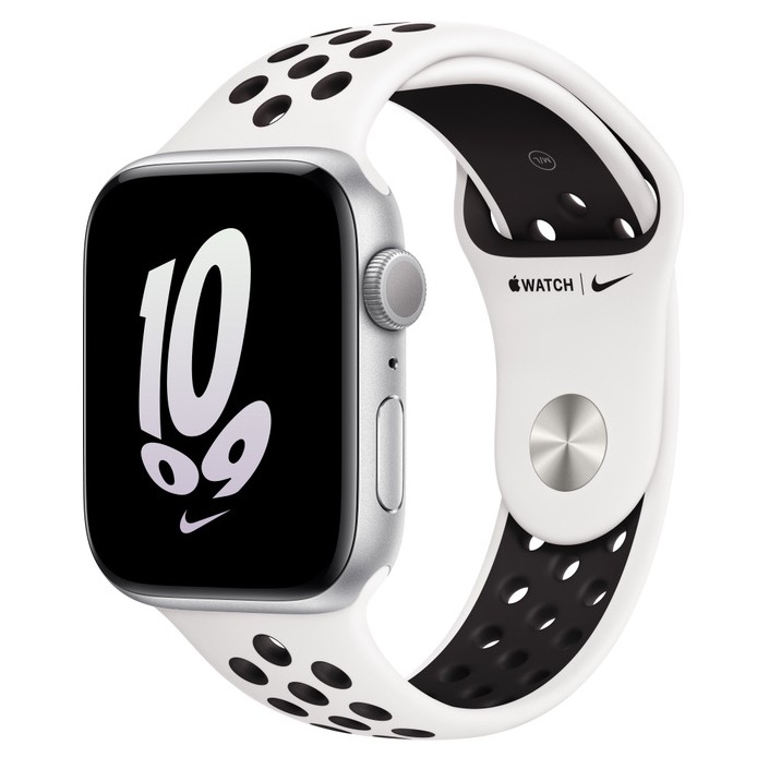 Apple Watch SE 2 Nike 40mm GPS Silver Aluminum Case with Summit White/Black Nike Sport Band