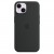 Силиконовый чехол MagSafe для iPhone 14, цвет чёрный