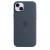 Силиконовый чехол MagSafe для iPhone 14 Plus, цвет штормовой синий