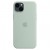 Силиконовый чехол MagSafe для iPhone 14 Plus, цвет светло-зелёный