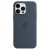Силиконовый чехол MagSafe для iPhone 14 Pro Max, цвет штормовой синий