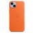 Кожаный чехол MagSafe для iPhone 14 Plus, цвет оранжевый