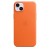Кожаный чехол MagSafe для iPhone 14 Plus, цвет оранжевый