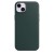 Кожаный чехол MagSafe для iPhone 14 Plus, цвет тёмно зелёный