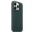 Кожаный чехол MagSafe для iPhone 14 Pro, цвет тёмно зелёный