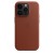 Кожаный чехол MagSafe для iPhone 14 Pro, цвет коричневый
