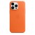 Кожаный чехол MagSafe для iPhone 14 Pro Max, цвет оранжевый