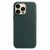 Кожаный чехол MagSafe для iPhone 14 Pro Max, цвет тёмно зелёный