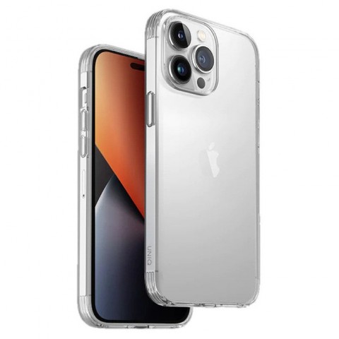 Чехол Uniq Hybrid Air Fender для iPhone 14 Pro, прозрачный