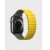 42/44/45 Cиликоновый ремень Uniq Revix для Apple Watch, жёлтый/серый