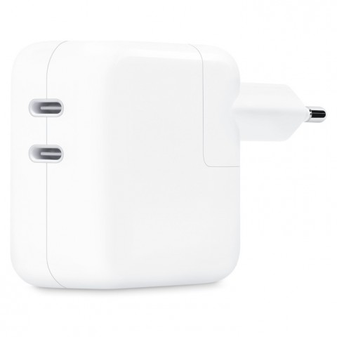 Адаптер питания USB-C на два устройства мощностью 35 Вт (MNWP3)