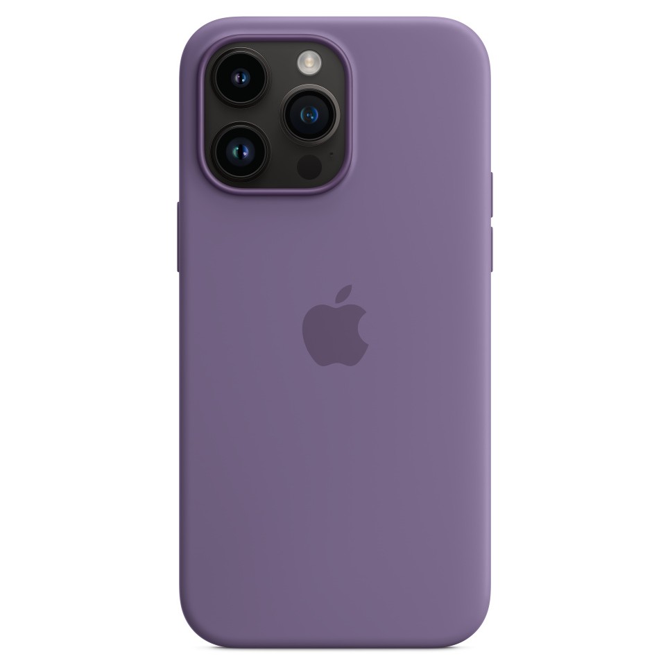 Силиконовый чехол MagSafe для iPhone 14 Pro Max, цвет ирис