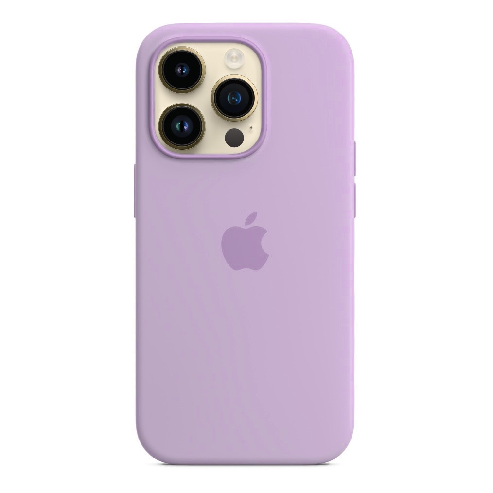 Силиконовый чехол для iPhone 14 Pro Max, цвет лавандовый OEM