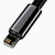 Кабель Baseus Tungsten Gold USB - Lightning, 1м (чёрный)