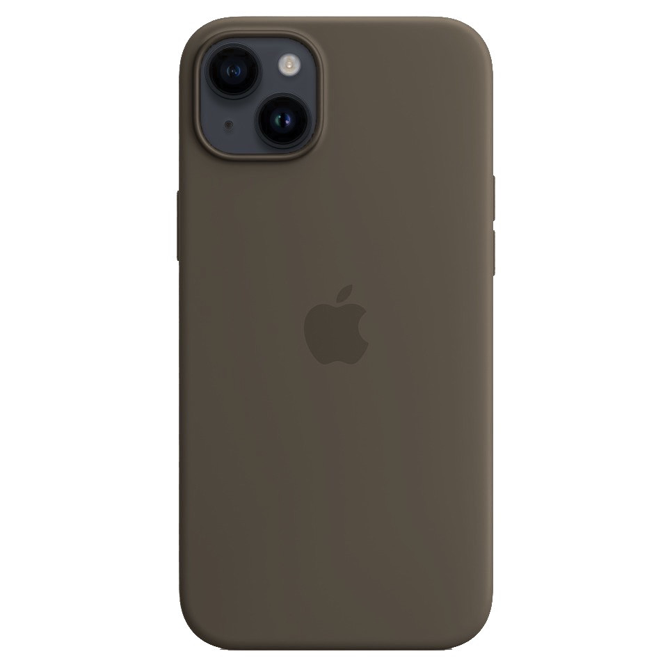 Силиконовый чехол для iPhone 14 Plus, цвет угольно серый OEM